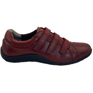 Ros Hommerson Men's Burgundy Leather Sneakers